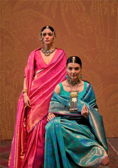 21000 SERIES BY RAJBEER DESIGNER SILK SAREES WHOLESALER IN INDIA